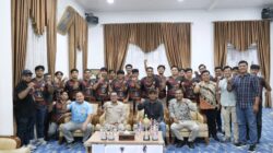 Dilepas Bupati Eka Putra, Tim Futsal Tanah Datar Wakili Sumbar