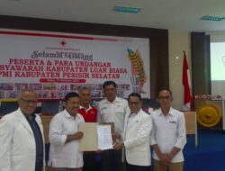 Risnaldi Ibrahim Resmi Nahkodai PMI Pessel Setelah Terpilih Secara Aklamasi